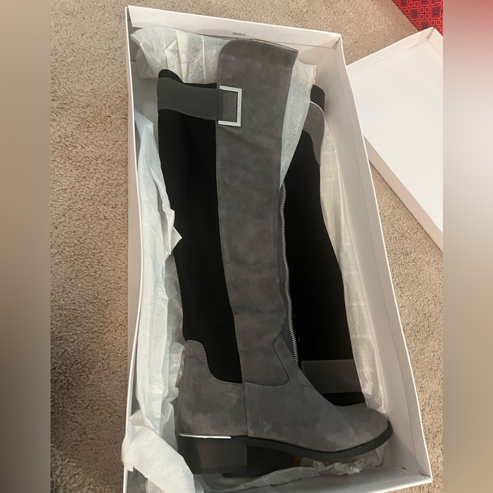 Calvin Klein Cylan K Surde knee high boots